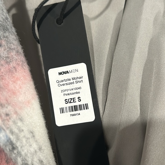 Quartzite Mohair oversized shacket - Picture 10 of 10